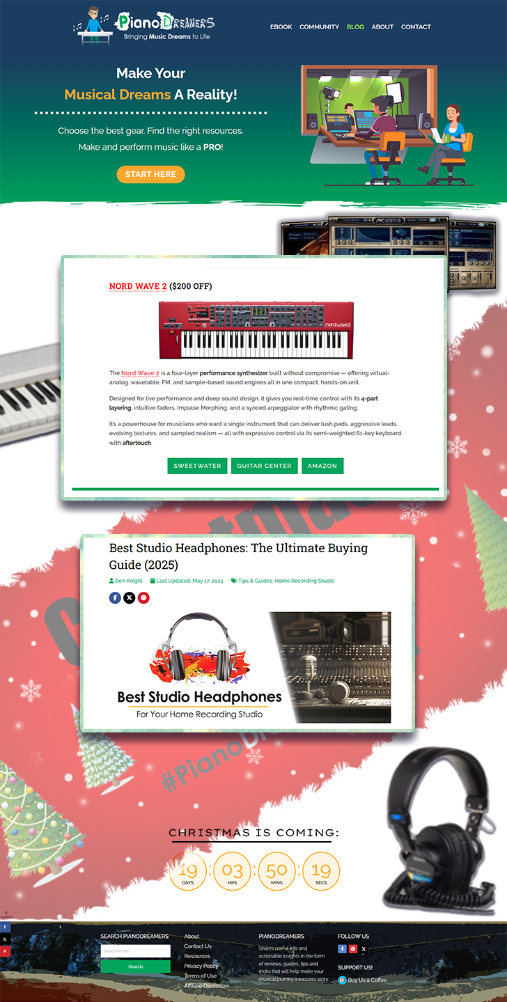 PianoDreamers case study cover image